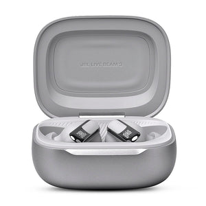 JBL - Live Beam 3 True Wireless Noise Cancelling Earbuds - 2024 - Silver