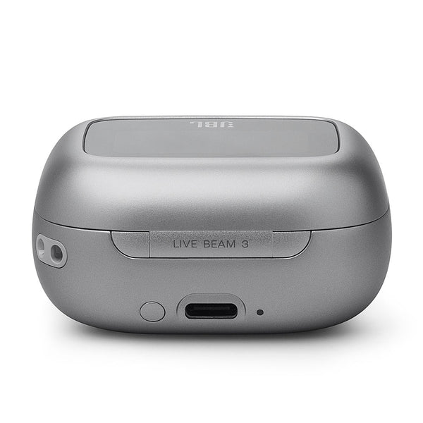JBL - Live Beam 3 True Wireless Noise Cancelling Earbuds - 2024 - Silver