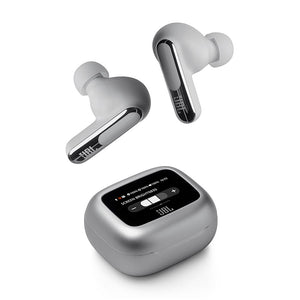 JBL - Live Beam 3 True Wireless Noise Cancelling Earbuds - 2024 - Silver