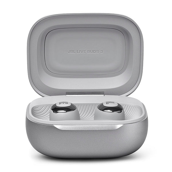 JBL - Live Buds 3 True Wireless Noise Cancelling Earbuds - 2024 - Silver