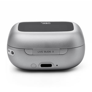 JBL - Live Buds 3 True Wireless Noise Cancelling Earbuds - 2024 - Silver