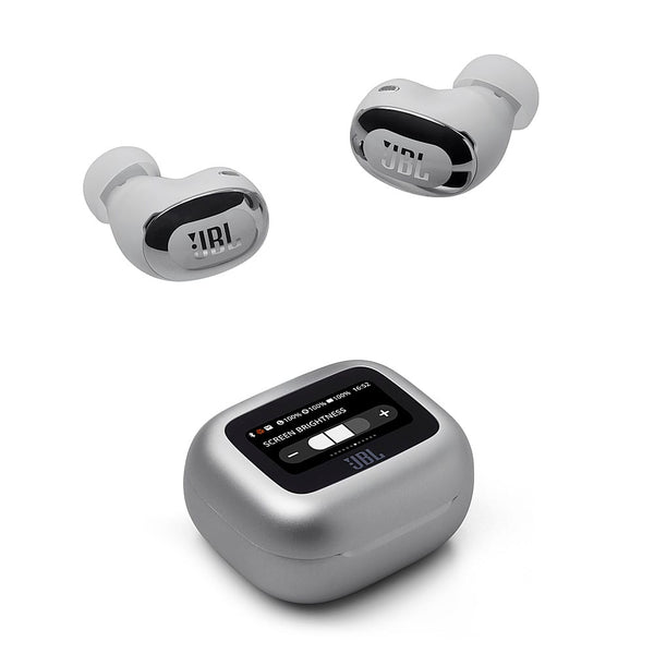 JBL - Live Buds 3 True Wireless Noise Cancelling Earbuds - 2024 - Silver