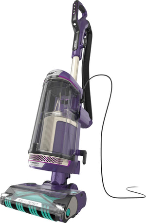 Shark - PowerDetect Upright Vacuum with DuoClean Detect Technology, Self-Cleaning Brushroll, and XL Dustcup - Eggplant