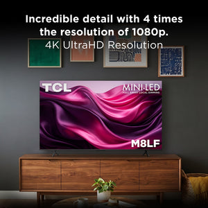 TCL - 65" Class M8LF Series 4K UHD HDR Mini LED Smart TV with Fire TV (2026)