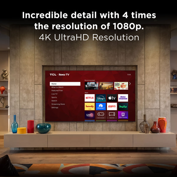 TCL - 65" Class Q6LR Series 4K UHD HDR QLED Smart TV with Roku TV (2026)