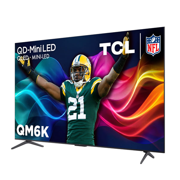 TCL - 65" Class QM6K Series 4K UHD HDR QD Mini LED Smart TV with Google TV (2025)
