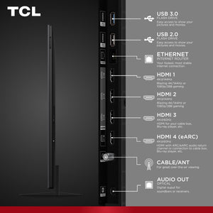 TCL - 65" Class QM7L Series 4K UHD HDR SQD-Mini LED Smart TV with Google TV (2026)