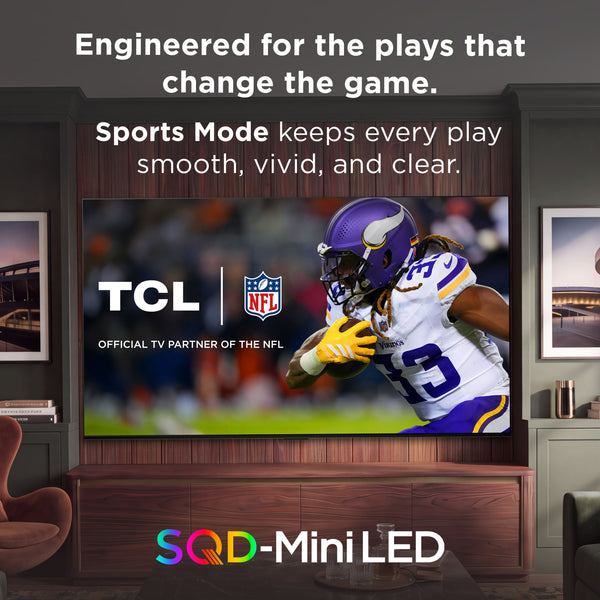 TCL - 65" Class QM7L Series 4K UHD HDR SQD-Mini LED Smart TV with Google TV (2026)
