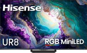 Hisense - 65" Class UR8 RGB MiniLED Series UHD 4K HDR Smart Google TV (2026)