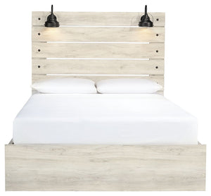 Cambeck - Panel Bed #queen #sidestorage