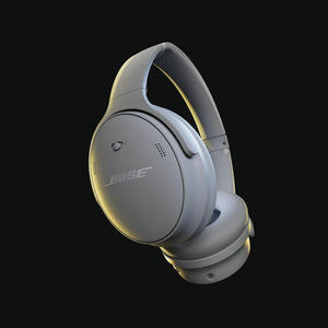Bose - QuietComfort Wireless Noise Cancelling Over-the-Ear Bluetooth Headphones - Moonlight Gray