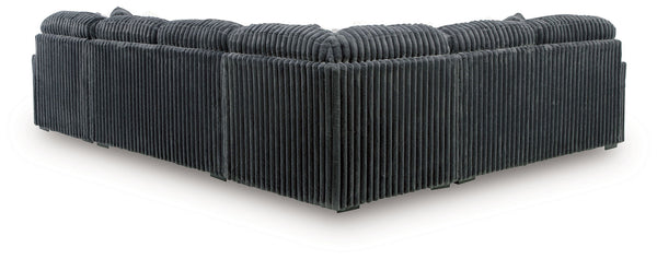 Midnight-Madness - Sectional #darkgray #4pc.rightarmfacingcornerchaisesectional