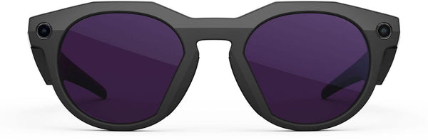 Oakley Meta - HSTN glasses - with Meta AI, Audio, Photo, Video Compatibility - Clear to Amethyst Transitions Lenses - Black