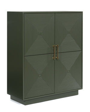Geirwood - Armario auxiliar - Verde oscuro