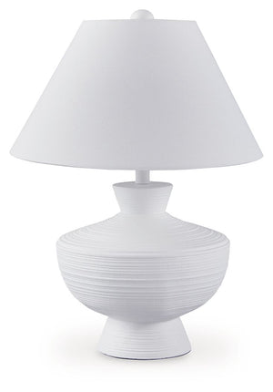 Harelwood - Lámpara de mesa de polietileno - Blanca