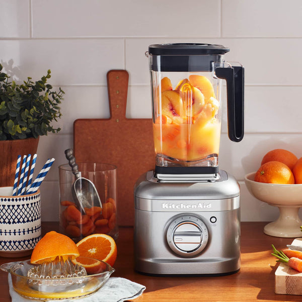 KitchenAid - K400 1200W 56 oz. Variable 5-Speed BPA-Free Blender with Tamper - Contour Silver