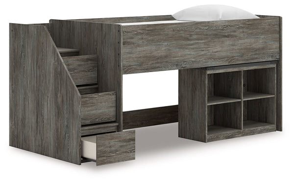 Frandern - Loft Bed #bookcase