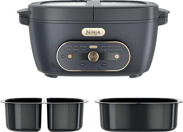 Ninja - MultiPot XL 12-in-1 DualZone Multicooker - Cyberspace