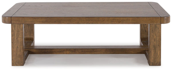 Cabalynn - Mesa de cóctel rectangular - Marrón claro