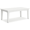 Hyland Wave - Rectangular Cocktail Table #white