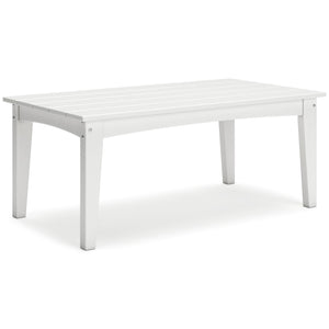 Hyland Wave - Rectangular Cocktail Table #white