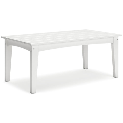 Hyland Wave - Rectangular Cocktail Table #white