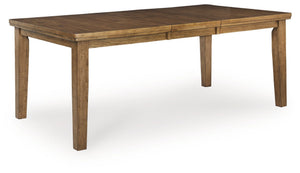 Urbinforte - Mesa de comedor extensible Butterfly - Marrón claro