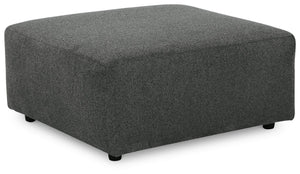 Edenfield - Oversized Accent Ottoman #darkgray