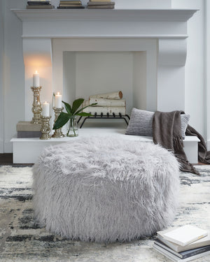 Galice - Oversized Ottoman #lightgray