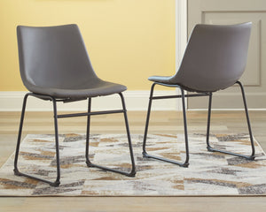 Centiar - Upholstered Side Chair #gray