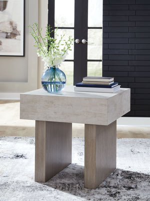 Jorlaina - Rectangular Table #beige #endtables