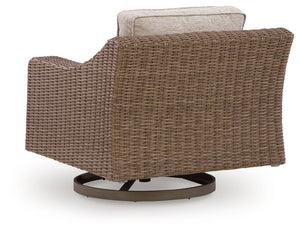 Laguna Heights - Sillón Giratorio con Cojín - Beige