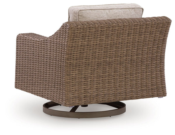 Laguna Heights - Sillón Giratorio con Cojín - Beige