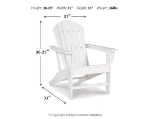 Sundown Treasure - Outdoor Adirondack Chair #white