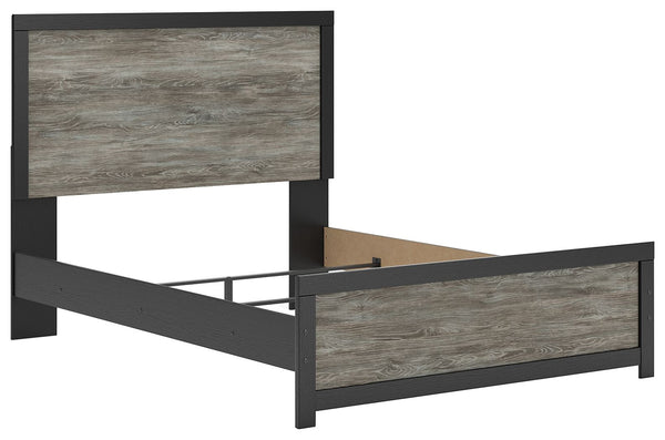 Broachmyn - Panel Bed #black #queen