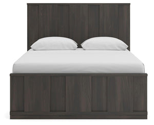 Shaehartin - Panel Platform Bed #queen