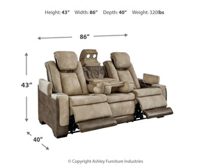 Next-Gen Durapella - Power Reclining Sofa #beige