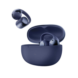 Shokz - OpenDots 2 Open-Ear Clip-On True Wireless Bluetooth Earbuds - Navy Blue