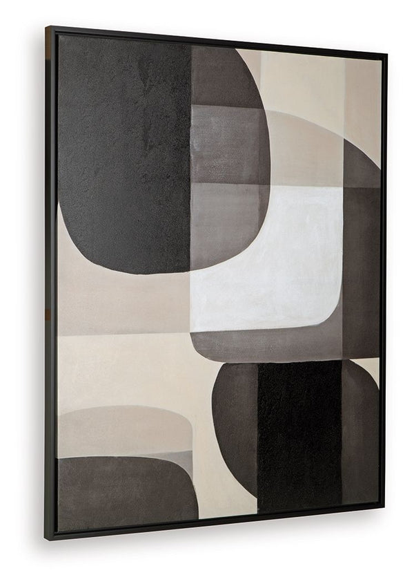 Kesleigh - Arte de pared - Blanco / Negro