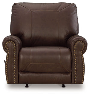 Colleton - Sillón Reclinable Mecedor - Marrón Oscuro