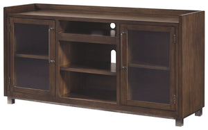 Starmore - Mueble de TV XL con opción de chimenea - Marrón