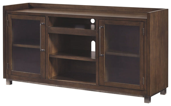 Starmore - Mueble de TV XL con opción de chimenea - Marrón