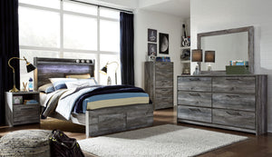 Baystorm - Panel Bedroom Set - Gray #4pc.bed,dresser,mirror,chest|6pc.bed,dresser,mirror,chest,2nightstands|3pc.bed,dresser,mirror|5pc.bed,dresser,mirror,2nightstands #full #2drawers