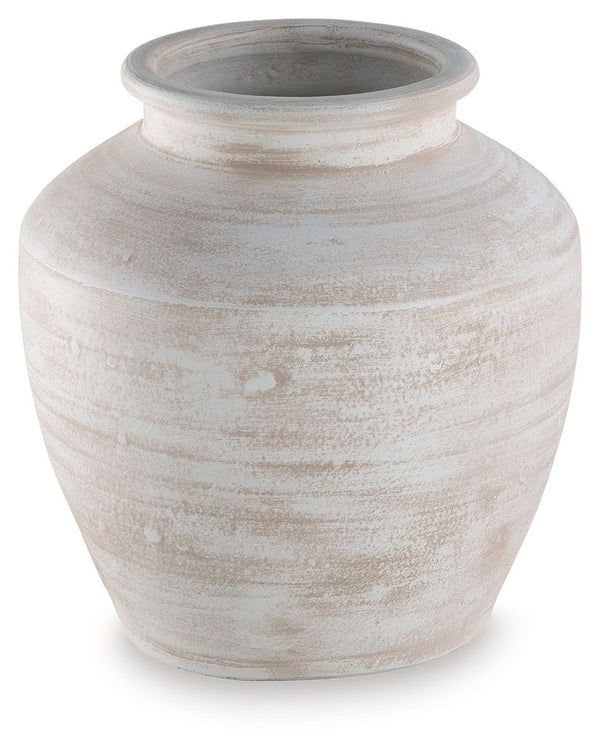 Meadie - 12" Vase #white