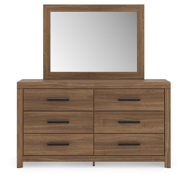 Broachmyn - Six Drawer Dresser #lightbrown #dresser&mirror