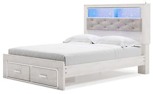 Altyra - Bookcase Bed #queen #footboardstorage