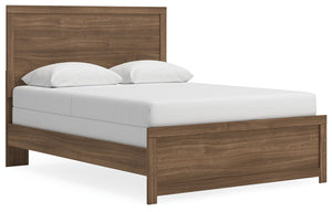 Broachmyn - Panel Bed #lightbrown #queen