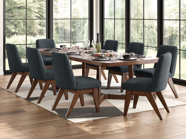 Dilenno - Extension Dining Table Set #9pc.table,8chairs