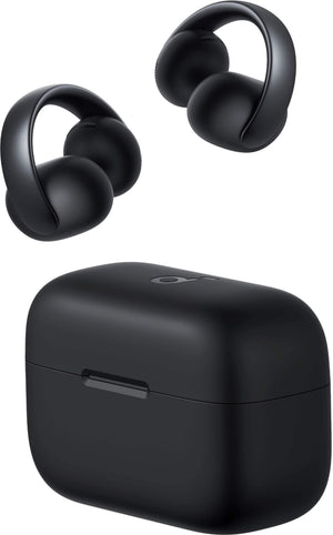 Soundcore - by Anker AeroClip Open-Ear Clip-On Earbud Headphones - Black