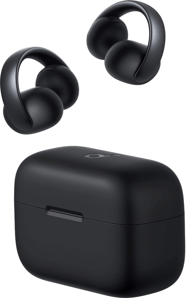 Soundcore - by Anker AeroClip Open-Ear Clip-On Earbud Headphones - Black